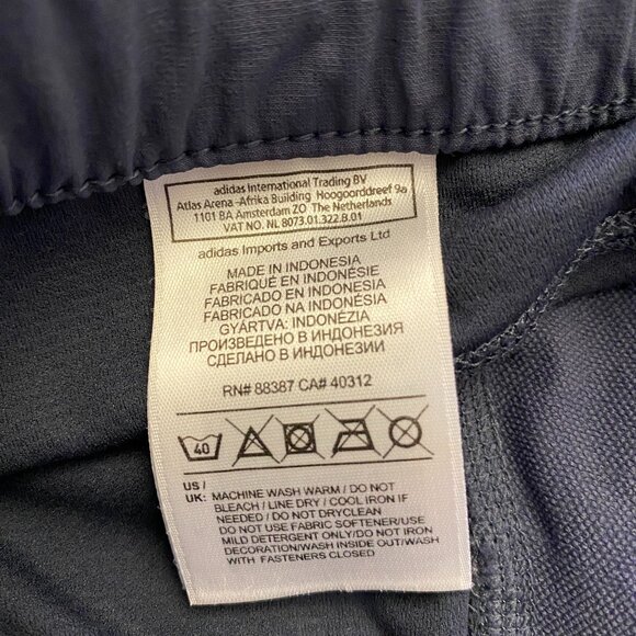 Outdoor running pants; elasticized drawstring waist; Adidas brand - Picture 6 of 15